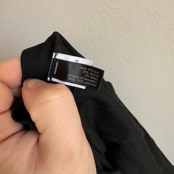 NWT The Limited Black Ribbon Embroidered Knee Length Circle Skirt Women’s 4 - Picture 6 of 6